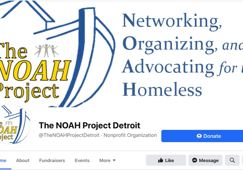 NOAH facebook page screenshot